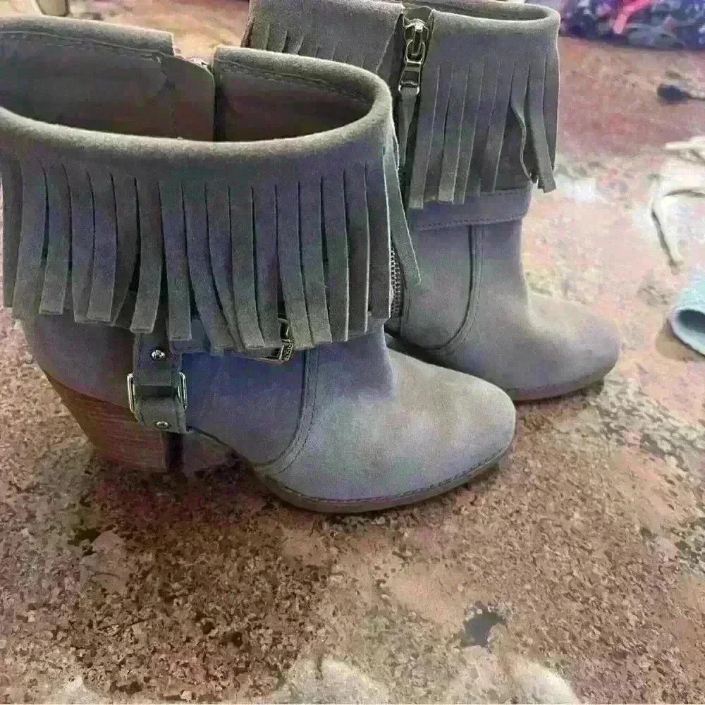 Lauren Ralph Lauren Fringe Booties